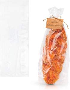 Sac en T-shirt transparent en PEHD micro-perforé, fabriqué à partir de matériaux recyclés, certifié OK <span class=keywords><strong>Compost</strong></span> pour pain, pain grillé, gâteaux et biscuits - Product Image 1