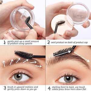 Set lilin alis tahan air kosmetik rias wajah lilin penata alis bedak alis dan Gel <span class=keywords><strong>Eyeliner</strong></span> - Product Image 6