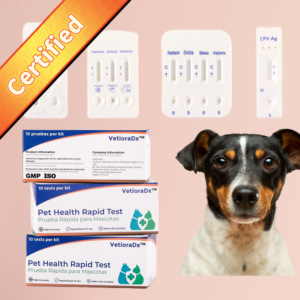 VetioraDx, Kit de Prueba de Anticuerpos contra la Hepatitis Infecciosa Canina (ICH), Tiras Reactivas para Uso Veterinario en el Hogar, Certificado CE, 2 Años de Duración - Product Image 1