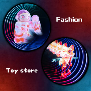 Coeus RGB thay đổi <span class=keywords><strong>3D</strong></span> vô hạn gương cá nhân Led Hologram Abyss Infinity gương hiển thị <span class=keywords><strong>3D</strong></span> Holographic nghệ thuật thanh cho OEM - Product Image 2