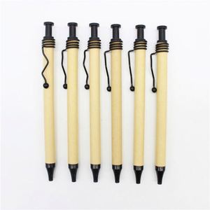 Most Popular Logo Custom Ball Promotional Eco Friendly Recyclable Paper Pen With Metal Clip - Product Image 2