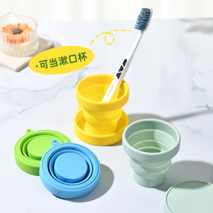 Bouteille d'eau pliable en silicone 7,5 cm x 4,4 cm, gourde de voyage portable - Product Image 2