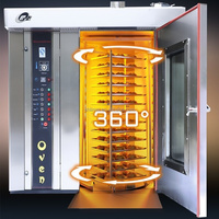 Elektrische, gas- en diesel-aangedreven oven voor lange broden, kastanje hete-lucht draairoosteroven, eenvoudig en snel te bedienen.