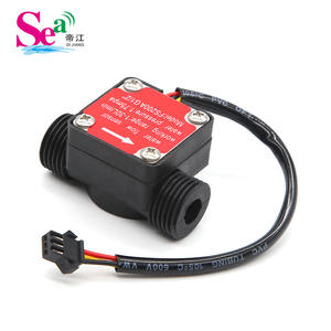 Capteur de débit d'eau à 4 points de haute précision G1/2 Débitmètre électromagnétique à effet Hall dédié avec lecteurs de cartes chauffants - Product Image 1