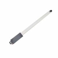 Produk baru 12V DC Tubular Linear Actuator 30mm/S 15mm/s kecepatan Mini Pen jenis Electric Motor Linear 30N 60N untuk robotik