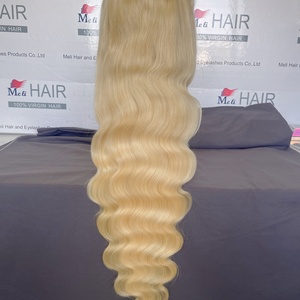 Pelucas de Encaje Completo HD Rubias 613 de 30 Pulgadas en OFERTA, Peluca Frontal de Encaje de Cabello Humano Virgen Natural para Mujeres Negras, Peluca Frontal Peruana - Product Image 2