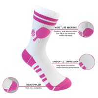 Chaussettes de pickleball, cadeaux amusants pour le pickleball, chaussettes pour hommes et femmes