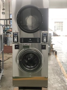 Lavadora y Secadora de 20 kg de Alta Demanda, con Función de Lavado y Secado, Operada con Monedas, para Lavanderías, Escuelas y Hospitales - Product Image 3
