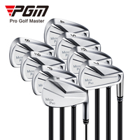 PGM MTG036 + Clubs de golf pour droitier personnalisés Ensemble de fer forgé CNC pour hommes avec une excellente dextérité pour les amateurs de golf