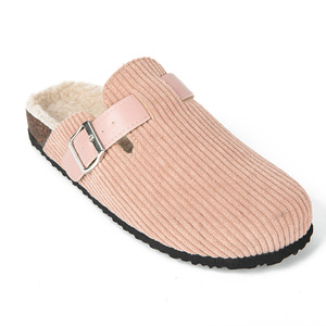 Pantuflas de Felpa Rosa para Mujer, Estilo Nuevo de Fábrica, Personalizadas, de Alta Calidad, con Plantilla de Felpa de Peluche - Product Image 3