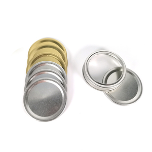 Fabrika Satışı Çevre Dostu Yeniden Kullanılabilir Hafif 70mm 86mm Gümüş/Altın Gıda Sınıfı Teneke Vidalı Kapaklı Konserve Kavanoz Kapakları - Product Image 3