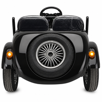Voiturette de golf vintage 2026, 4 temps, style rétro classique, 2 places, intérieur/extérieur, pour attraction de parc touristique international, avec certification CE