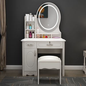 Meuble de toilette Tuochen, design moderne et simple, <span class=keywords><strong>avec</strong></span> <span class=keywords><strong>miroir</strong></span> éclairé par <span class=keywords><strong>LED</strong></span>, écologique, durable, <span class=keywords><strong>avec</strong></span> armoire à clé - Product Image 5
