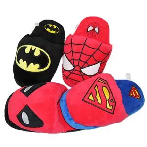 Film e televisione periferiche cartoon Spider-Man pantofole in peluche home warm cotton drag boys