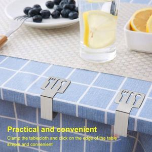 <b>Clamps</b> Fixtures Tablecloth Clips for Picnics Marquees Weddings Graduation Party Stainless Steel <b>Table</b> Cloth Holder - Product Image 4