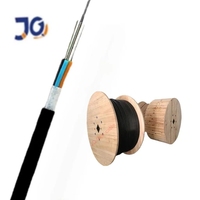 Cables de Comunicación GYTY/GYFTY GYTTY-24B1.3 para Exteriores, Monomodo, Aéreos, Reforzados con FRP, Tubo Suelto de PBT, HDPE/LSZH, Precio de Fábrica
