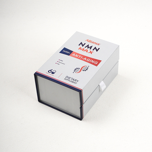 Boîte d'emballage de luxe personnalisée pour compléments alimentaires, style <span class=keywords><strong>livre</strong></span>, fermeture magnétique à rabat, boîte cadeau rigide avec insert en mousse - Product Image 6