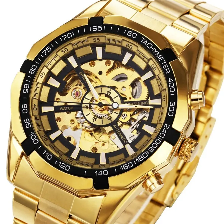 Mens Watches forsining t Winner 340 Fashion 246 Skeleton Clock Sport Automatic Mechanical Watches Relogio Masculino