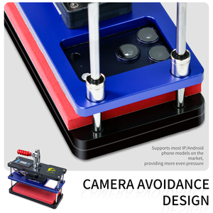 HZY EX-12PRO Dual-Heat Pressure Table For IPhone Samsung Android Repair Back Cover Heating Frame/Screen Heat Pressing Tools