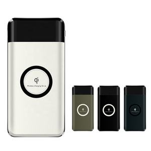 Бытовая электроника с двумя <span class=keywords><strong>USB</strong></span>-выходами, портативная батарея 10000 мАч, беспроводное зарядное устройство Qi для сотового телефона, Внешний аккумулятор со светодиодным дисплеем - Product Image 1