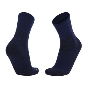 Calcetines de Fútbol Personalizados para Hombre, de Algodón y Bambú, Antideslizantes, Transpirables, de Secado Rápido, con Logotipo Personalizado en la Parte Inferior - Product Image 1