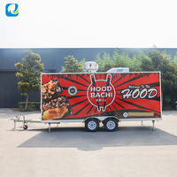 Camion de restauration rapide haut de gamme Chammp entièrement équipé pour la vente de pizzas et de hamburgers, logistique professionnelle haute performance