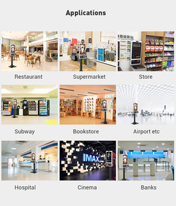 rie Services de Paiement Billet Visiteur Machine Terminal Restaurant Self-Service Kiosque Tactile Kiosque à Commande automatique - Product Image 5