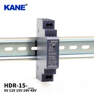 KANE <span class=keywords><strong>DIN</strong></span> <span class=keywords><strong>Rail</strong></span> alimentation à découpage HDR-15-24 HDR-15-12 HDR-15-5 110V <span class=keywords><strong>220V</strong></span> AC/<span class=keywords><strong>DC</strong></span> <span class=keywords><strong>12V</strong></span> 24V <span class=keywords><strong>transformateur</strong></span> industriel Ultra-mince SMPS - Product Image 1