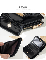Dompet Tipis Fungsional Baru Baellerry untuk Wanita dan Remaja Putri, Dompet Lipat dengan Resleting untuk Uang Koin dan Tempat Kartu, Kulit PU Berkualitas Tinggi yang Elegan