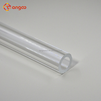 Tube en plexiglas PMMA à pliage à chaud, diamètre 20 mm, épaisseur de paroi 3,5 mm, tube acrylique extrudé transparent pour la décoration