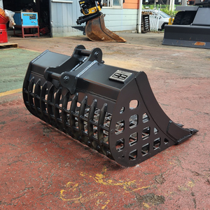 Cucharón de excavadora personalizado con criba para tierra y cucharón de reciclaje para proyectos ambientales - Product Image 6