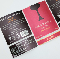 Etiquetas Autoadhesivas de Papel Impermeable Personalizadas OEM para Whisky, Vodka, Brandy, Jugo, Embalaje de Bebidas