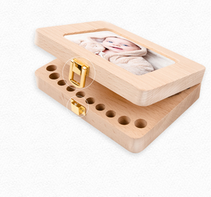 <span class=keywords><strong>กรอบ</strong></span><span class=keywords><strong>รูป</strong></span>กล่องเก็บฟันของทารกในครรภ์กล่องเก็บฟันเด็กวัยหัดเดินของที่ระลึกทำจากไม้ - Product Image 6