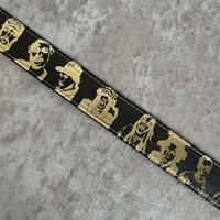 Ceinture Jiahao à motif de personnage manga, noire, nostalgique, pour homme, style punk Y2K, personnalisable