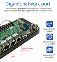 Placa base Mini PC Industrial compatible con Core I3 I5 I7 10th Gen DDR4 J6412 placa base Mini ITX integrada