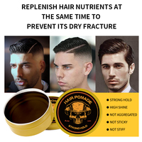 Marque privée 150g d'huile d'olive brillance forte tenue gel pour cheveux produit coiffant vagues de cire capillaire pommade pour hommes