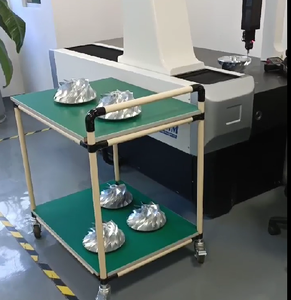 5 trục <span class=keywords><strong>CNC</strong></span> gia công phay nguyên mẫu <span class=keywords><strong>Alu</strong></span> 7075 Titan 750 thép không gỉ máy nén bánh xe phôi lmpeller - Product Image 3