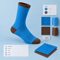 Chaussettes de cyclisme Aero Rib Aero Socks, chaussettes de cyclisme sur route en polyester et nylon, chaussettes de sport personnalisées