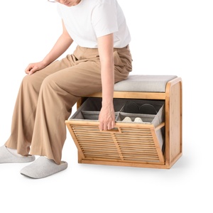 Manufacturers direct sales Foldable Shoe Organizer The Best Quality Household Storage Shoe Bench - Product Image 3