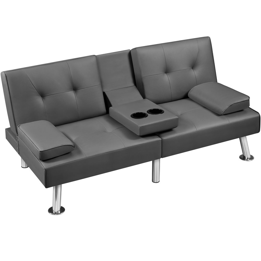 Gray Faux Leather