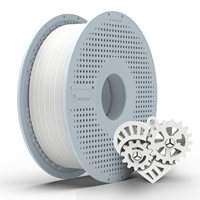 Filament d'imprimante 3D NextShapes, impression 3D, plastique FDM haute résistance, 1,75 mm, 1 kg, blanc, filament ABS
