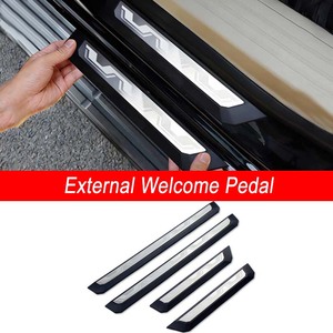 Pedana Laterale in Acciaio Inox LC300 di Alta Qualità a Prezzo di Fabbrica con Nastro Adesivo 3M per Toyota Land Cruiser 2026 - Product Image 1