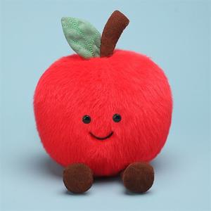 Amusant Fruit Pacifiant Poupée Étoile Mignon Ours Jouet Super Doux En Peluche PP Coton Remplissage Fruit Forme Cerise Simulé Oreiller En Peluche Jouet - Product Image 4