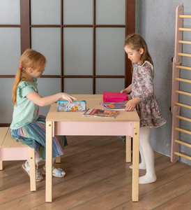 Nursery Montessori bambini camera tavolo legno animali mobili ragazze studio scrivania bambini sedia e tavolo <span class=keywords><strong>set</strong></span> - Product Image 5