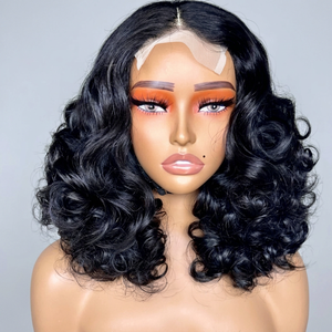 Producto líder, pelucas de cabello humano virgen rizado de primavera con encaje vietnamita HD sin pegamento, pelucas de cabello humano virgen de doble dibujado para mujeres negras - Product Image 1