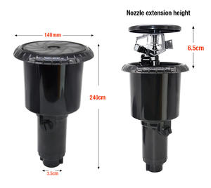 3/4 1/2 inç 360 derece çim ayarlanabilir sebze arsa futbol futbol golf sahası sprinkpop up sprink - Product Image 1