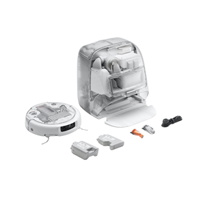 หุ่นยนต์ดูดฝุ่นอัตโนมัติ DJI Quality ROMO พร้อมฟังก์ชั่นทำความสะอาดพื้นอัจฉริยะ ล้างด้วยน้ำร้อน ป้องกันการขัดถูแบบคู่ ทำความสะอาดตัวเองได้ - Product Image 2