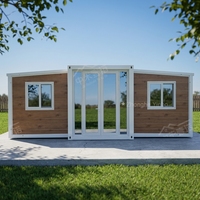 Conteneur en acier préfabriqué de 20 pieds, module de conteneur à double étage, maison modulaire, bar extérieur, boutique mobile