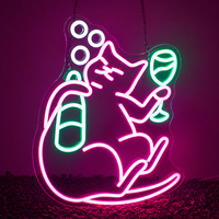 Individuelles Acryl-LED-Neon-Schild 'Trick or Treat' Halloween-Kürbis Wanddekoration Wasserdicht für Innen und Außen Party Zuhause Kinderzimmer