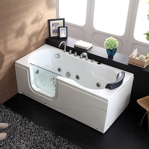 Porte de plain-pied rectangulaire à bas seuil de massage au design moderne <span class=keywords><strong>Accès</strong></span> <span class=keywords><strong>pour</strong></span> personnes âgées Température constante Caractéristique de vidange <span class=keywords><strong>pour</strong></span> usage domestique - Product Image 1